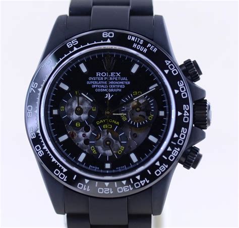 Rolex Daytona Black Venom Skeleton Dial Cosmograph PVD